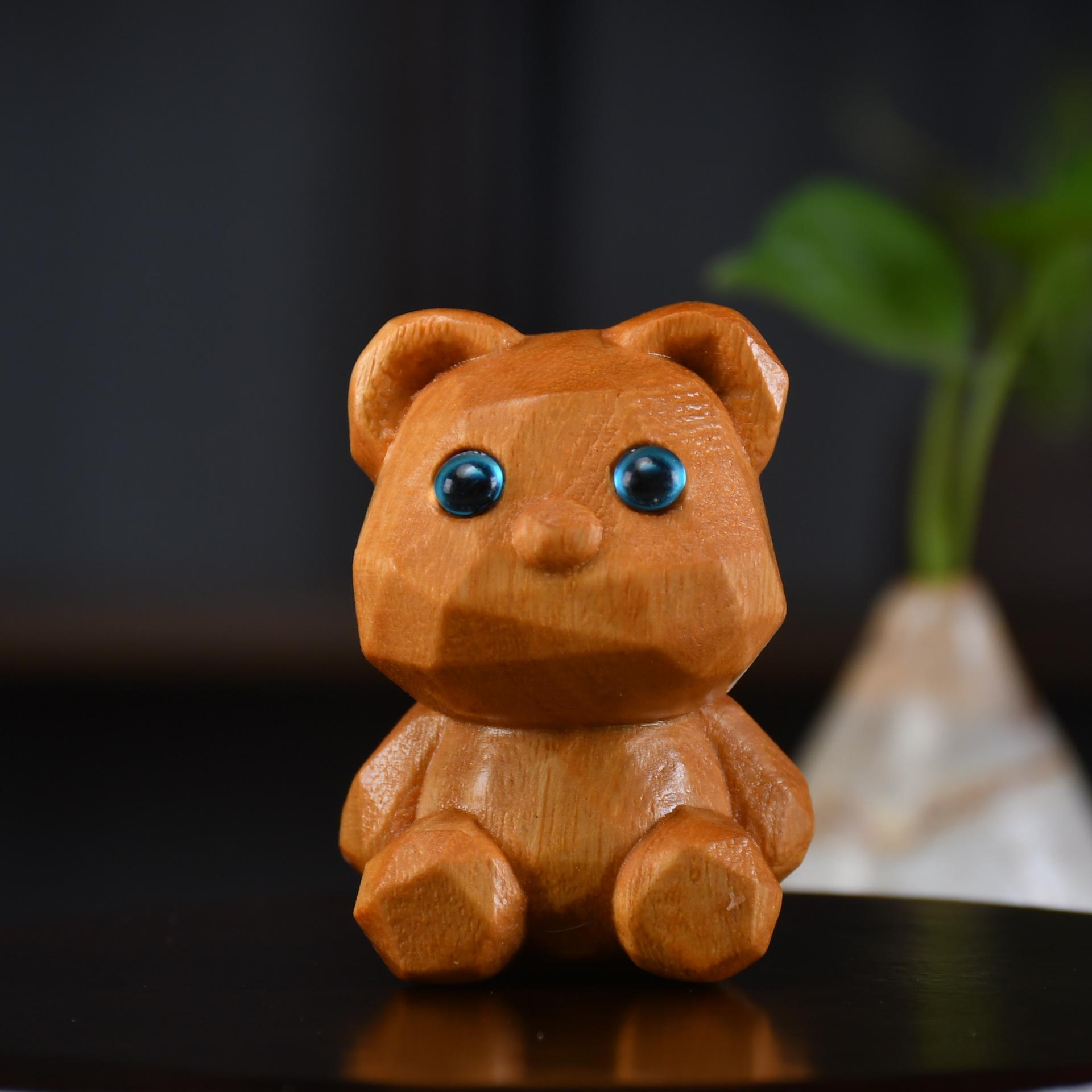 Golden Sandalwood Bear Figurine: Diamond Accented Cliff Cypress Wenwan Charm for Men, Women & Babies - Creative Cartoon Pet Bag Accessory.
Golden Sandalwood Bear Figurine: Diamond Accented Cliff Cypress Wenwan Charm for Men, Women & Babies - Creative Cartoon Pet Bag Accessory.