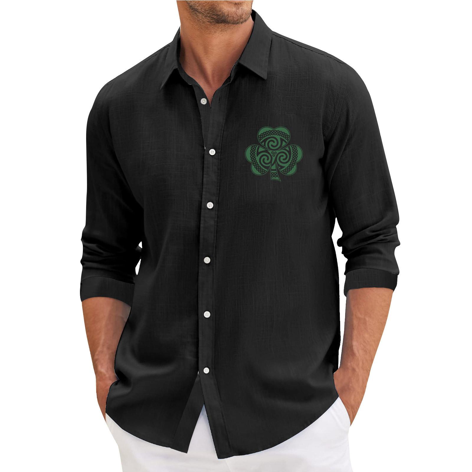 Чоловіча весняна повсякденна вільна сорочка з довгими рукавами з принтом Чоловіча сорочка M
Чоловіча весняна повсякденна вільна сорочка з довгими рукавами з принтом Чоловіча сорочка M