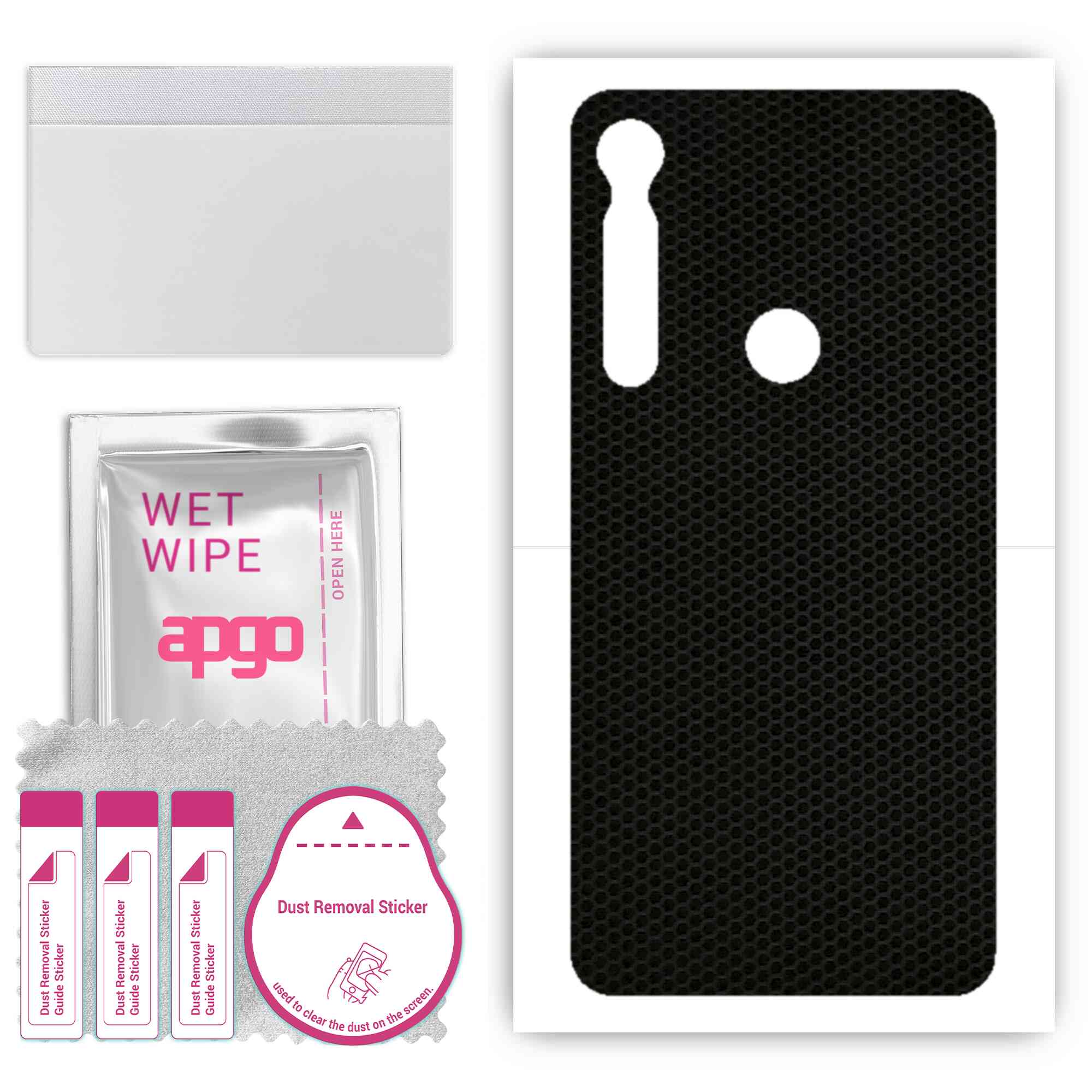 apgo Protective Skin Sticker for the back compatible with Motorola One Macro, Wrap Film, Foil, Vinyl - Pattern Matrix
apgo Protective Skin Sticker for the back compatible with Motorola One Macro, Wrap Film, Foil, Vinyl - Pattern Matrix