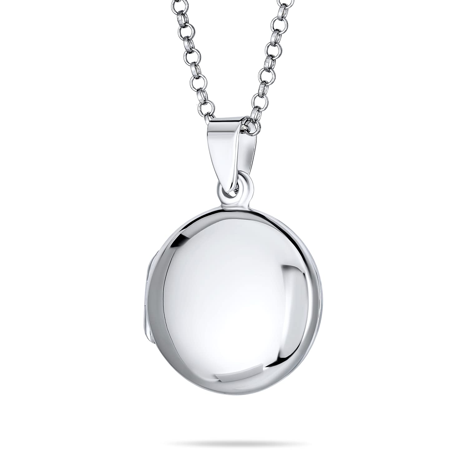 Medium Simple Dome Round Photo Lockets for Women Holding Photos Polished Silver Locket Necklace Pendant .925
Medium Simple Dome Round Photo Lockets for Women Holding Photos Polished Silver Locket Necklace Pendant .925