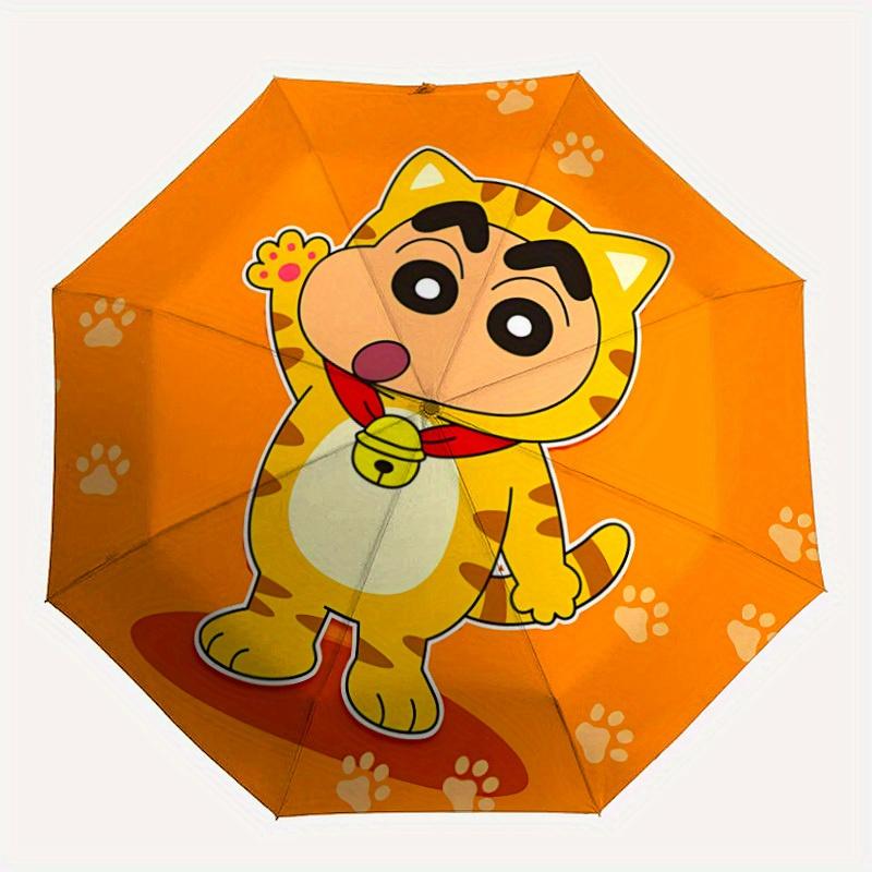 1pc Crayon Shin-chan Tiger Automatic Open/Close Umbrella Sturdy Iron Frame, Compact Travel Umbrella - Perfect Gift for Women, Men 0829101
1pc Crayon Shin-chan Tiger Automatic Open/Close Umbrella Sturdy Iron Frame, Compact Travel Umbrella - Perfect Gift for Women, Men 0829101