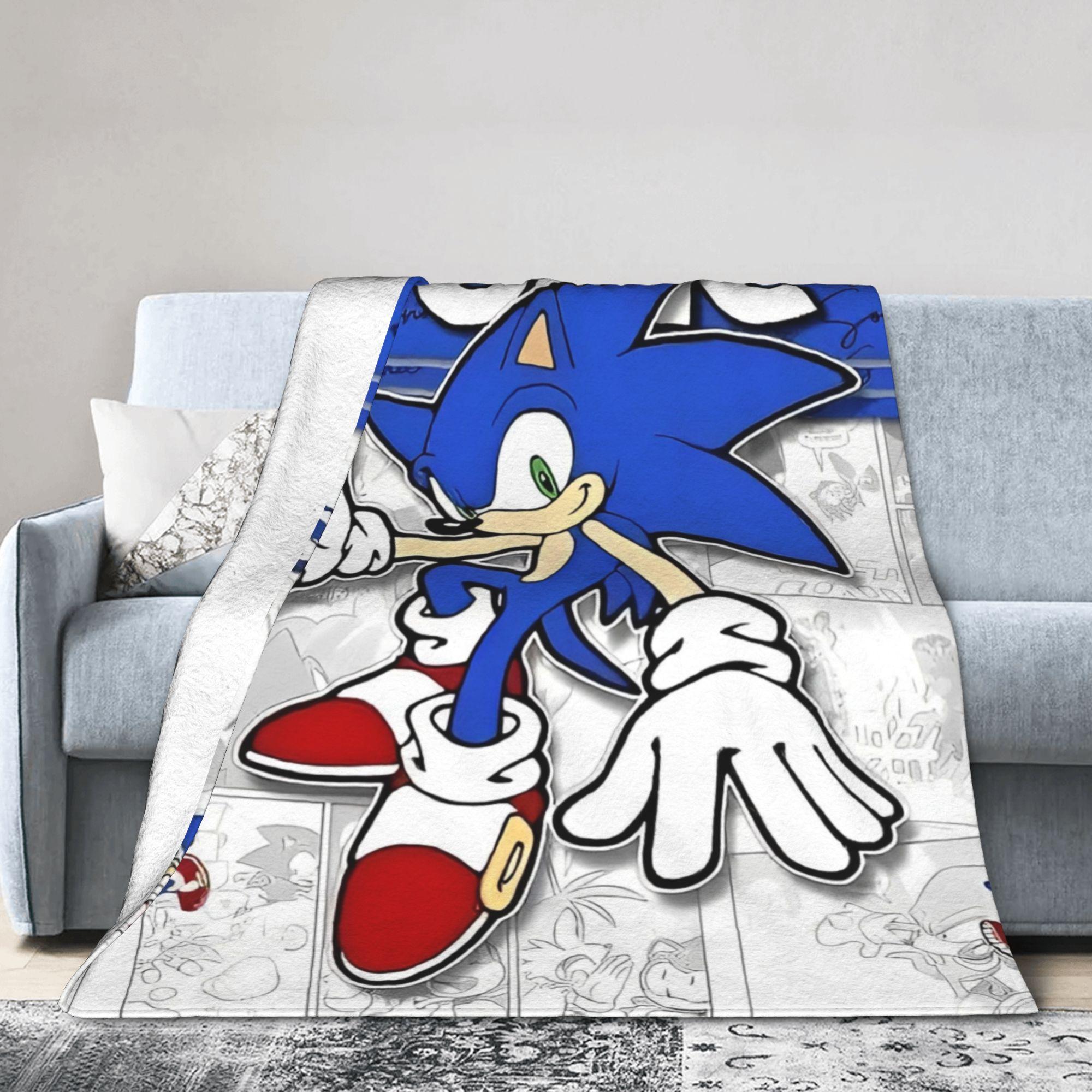 Shadow Game Knitted Blankets Soniced Cartoon Plush Throw Blankets Bed Sofa Personalised Soft Warm Bedspread 30x40in
Shadow Game Knitted Blankets Soniced Cartoon Plush Throw Blankets Bed Sofa Personalised Soft Warm Bedspread 30x40in