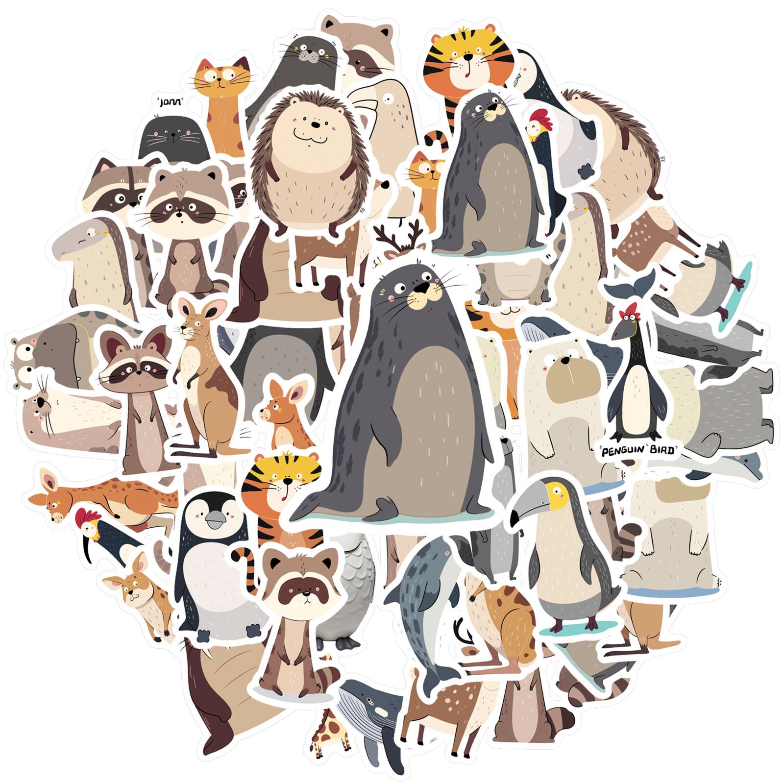 35pcs-50pcs Cute Wildlife Stickers Cartoon Animals Stationery Stickers Animal Stickers For Laptop Luggage Scrapbook Diary
35pcs-50pcs Cute Wildlife Stickers Cartoon Animals Stationery Stickers Animal Stickers For Laptop Luggage Scrapbook Diary