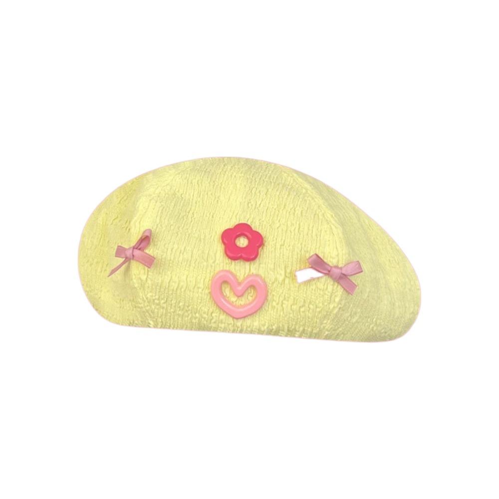 Korean Style Pumpkin Hat Colorful Painter Hat Sweet Bow Berets Cap Spring Summer жовтий
Korean Style Pumpkin Hat Colorful Painter Hat Sweet Bow Berets Cap Spring Summer жовтий
