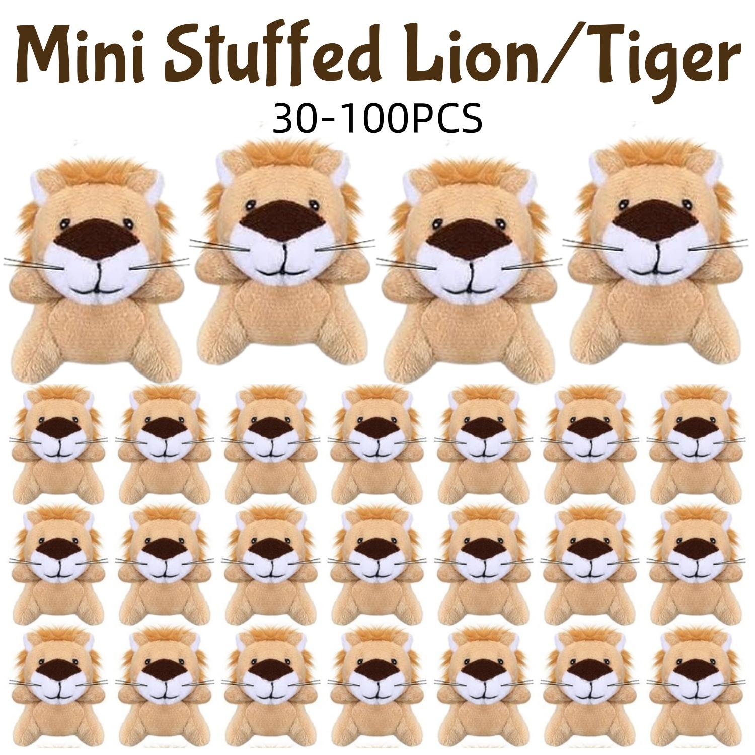 30-100PCS Mini Animal Lion/Tiger Plush Toys 6.5cm Small Stuffed Lions/Tigers Bulk for Party Favors Classroom Prize Bags 30pieces аеро
30-100PCS Mini Animal Lion/Tiger Plush Toys 6.5cm Small Stuffed Lions/Tigers Bulk for Party Favors Classroom Prize Bags 30pieces аеро