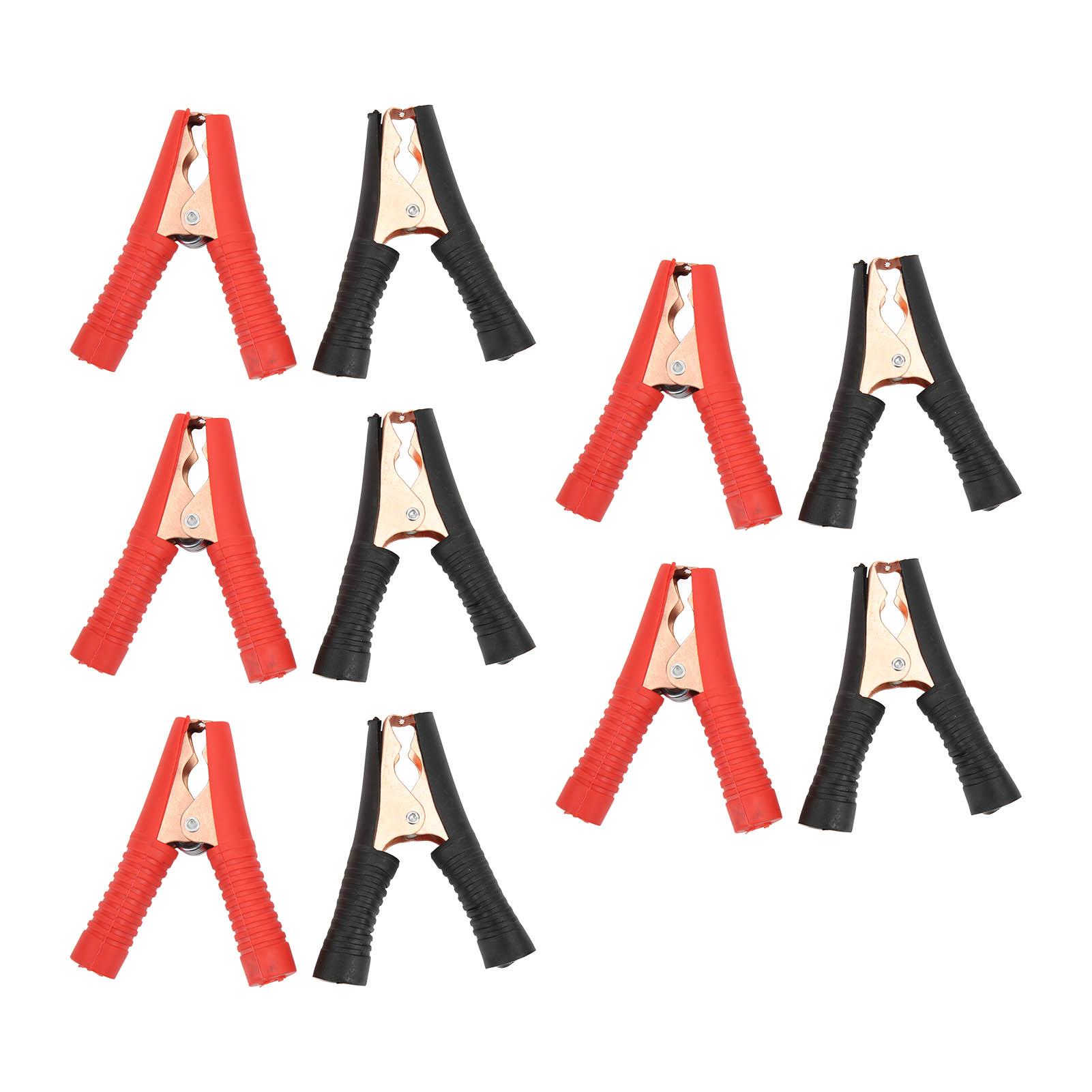 5 Sets Power Inverter Wire Connector Clamps 100A Testing Clip Black Red for Car Truck Batteries
5 Sets Power Inverter Wire Connector Clamps 100A Testing Clip Black Red for Car Truck Batteries