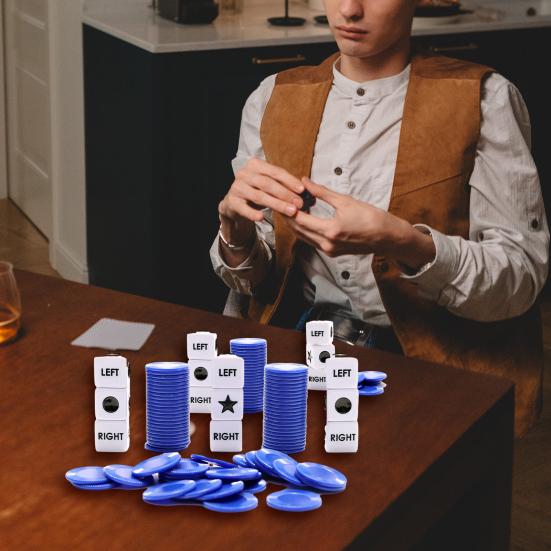 Левая и правая буква, центральные игральные кости, набор Prime с коробкой для хранения, синий набор игровых кубиков, набор простых правил для игры в кости 
Левая и правая буква, центральные игральные кости, набор Prime с коробкой для хранения, синий набор игровых кубиков, набор простых правил для игры в кости