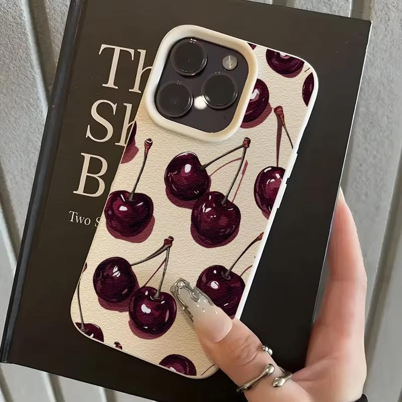 Wine Red Cherry Pattern Lychee Texture Phone Case for Samsung S25 S24 S23 S22 S21 S20 Note20 FE Ultra Plus 5G Silicone Cover S21 5G
Wine Red Cherry Pattern Lychee Texture Phone Case for Samsung S25 S24 S23 S22 S21 S20 Note20 FE Ultra Plus 5G Silicone Cover S21 5G