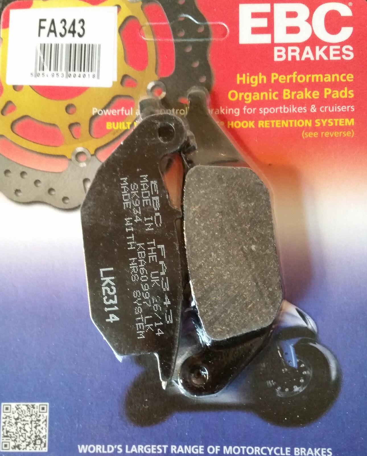 Ebc Fa343 2018-2023 Honda Monkey 125 Совместимая задняя тормозная колодка, органическая колодка
Ebc Fa343 2018-2023 Honda Monkey 125 Совместимая задняя тормозная колодка, органическая колодка