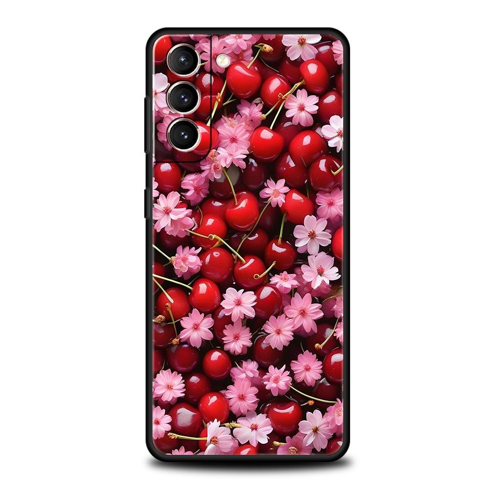 Red Cherry Soft Phone Case For Samsung Galaxy S25 Edge S24 Plus S23 FE S22 S21 S20 Ultra 5G S10 Black Protect Cover Samsung S10 Plus
Red Cherry Soft Phone Case For Samsung Galaxy S25 Edge S24 Plus S23 FE S22 S21 S20 Ultra 5G S10 Black Protect Cover Samsung S10 Plus