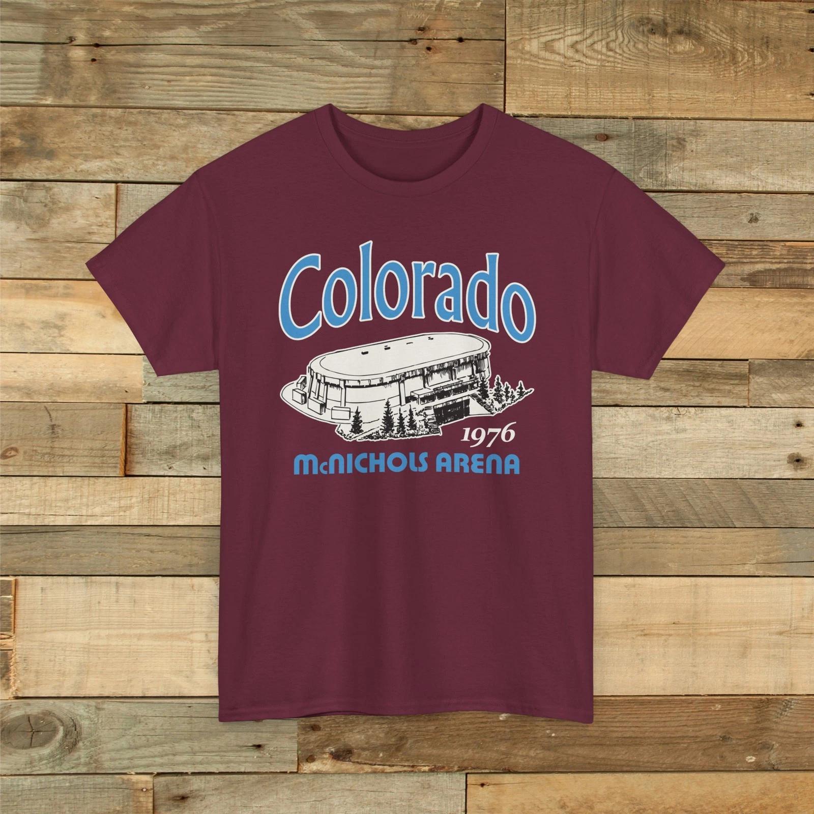 McNichols Arena 1976 Vintage Hockey Arena T shirt - Colorado Avalanche XL
McNichols Arena 1976 Vintage Hockey Arena T shirt - Colorado Avalanche XL