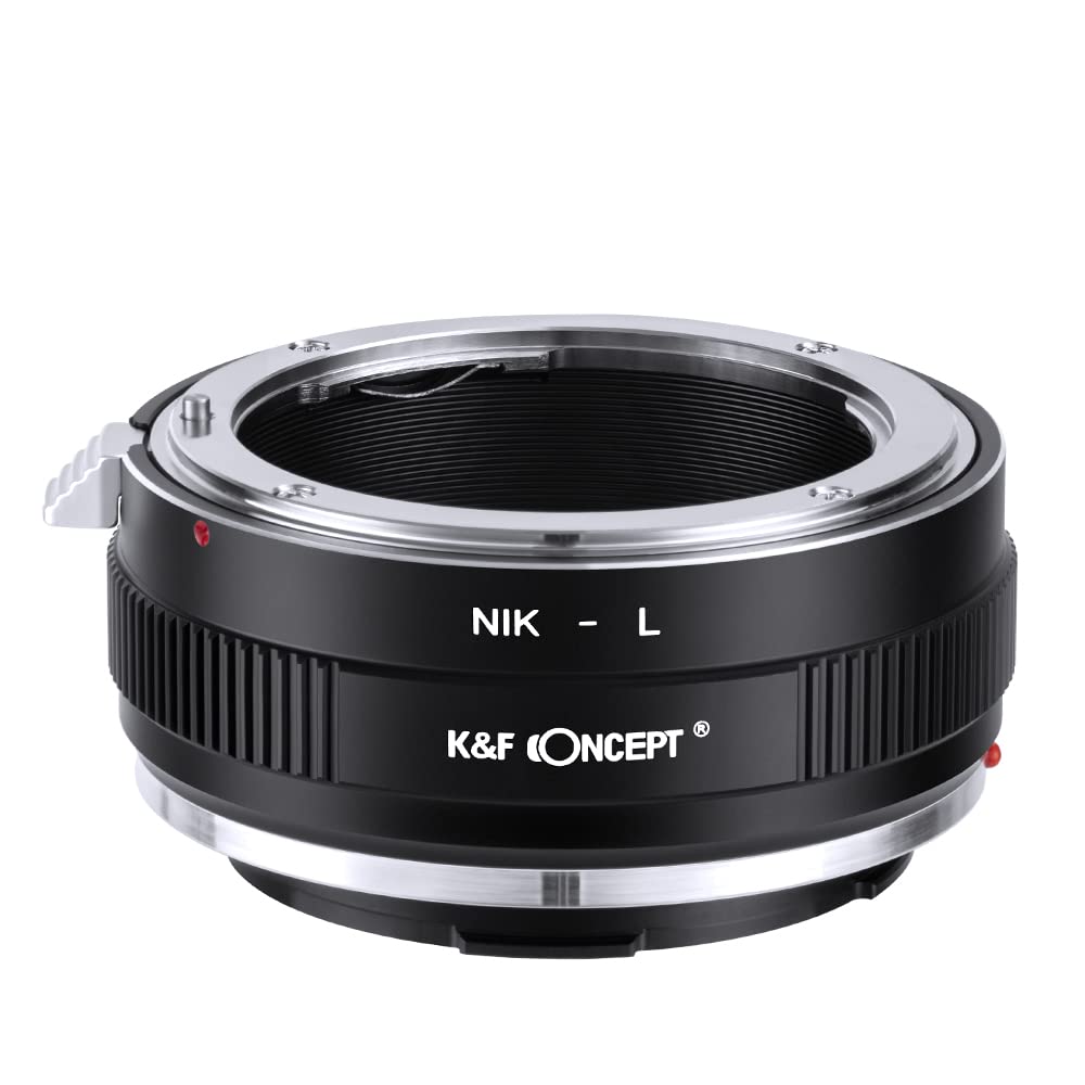 Concept Manual Focus Lens Mount Adapter for Nikon Lenses to Leica Available at the retail K&F NIK-L F-Mount L-Mount Lenses. manufacturer s store. чорний
Concept Manual Focus Lens Mount Adapter for Nikon Lenses to Leica Available at the retail K&F NIK-L F-Mount L-Mount Lenses. manufacturer s store. чорний