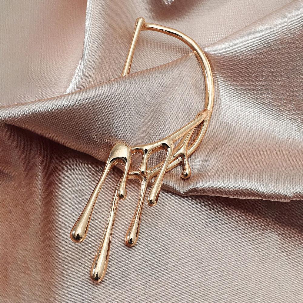 Unusual Cool Hyperbole For Women Punk Lava Melt Hanging Clip Earrings Left Ear Hook Earring золотий
Unusual Cool Hyperbole For Women Punk Lava Melt Hanging Clip Earrings Left Ear Hook Earring золотий