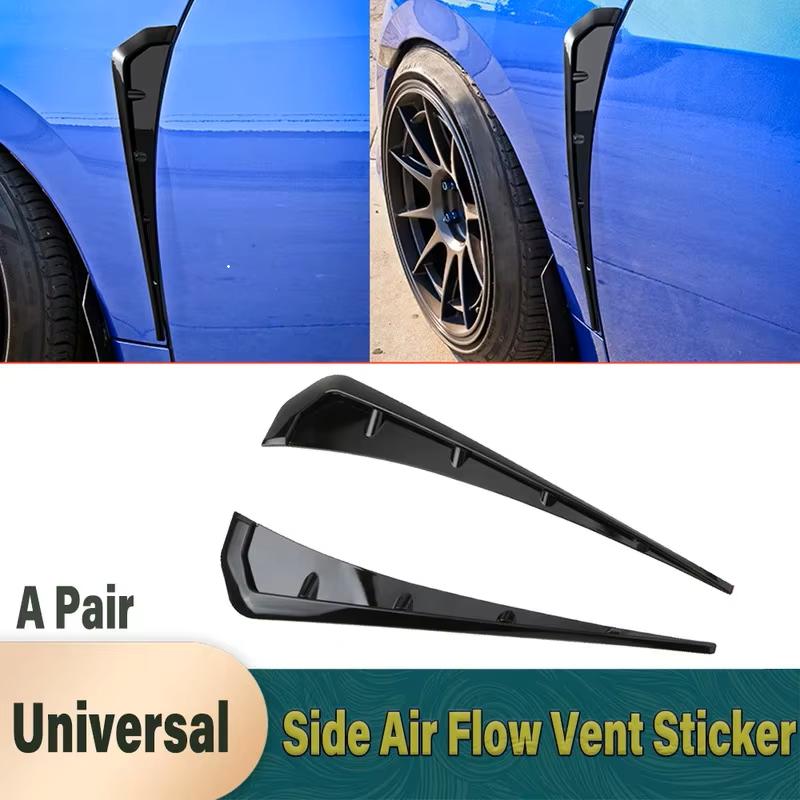 A Pair Car Side Fender Vent Cover Universal Side Wing Air Flow Vent Hood Intake Decoration Exterior Accessories black
A Pair Car Side Fender Vent Cover Universal Side Wing Air Flow Vent Hood Intake Decoration Exterior Accessories black
