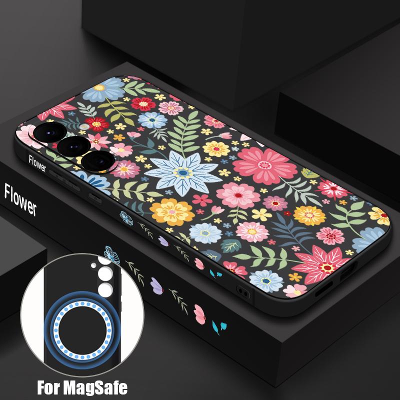 Vintage Floral Pattern Case For Samsung Galaxy S26 S25 Ultra S24 S23 FE S22 Plus S21 Built-in Metal Plate Magnetic Silicone Cover Samsung S22 Plus чёрный
Vintage Floral Pattern Case For Samsung Galaxy S26 S25 Ultra S24 S23 FE S22 Plus S21 Built-in Metal Plate Magnetic Silicone Cover Samsung S22 Plus чёрный