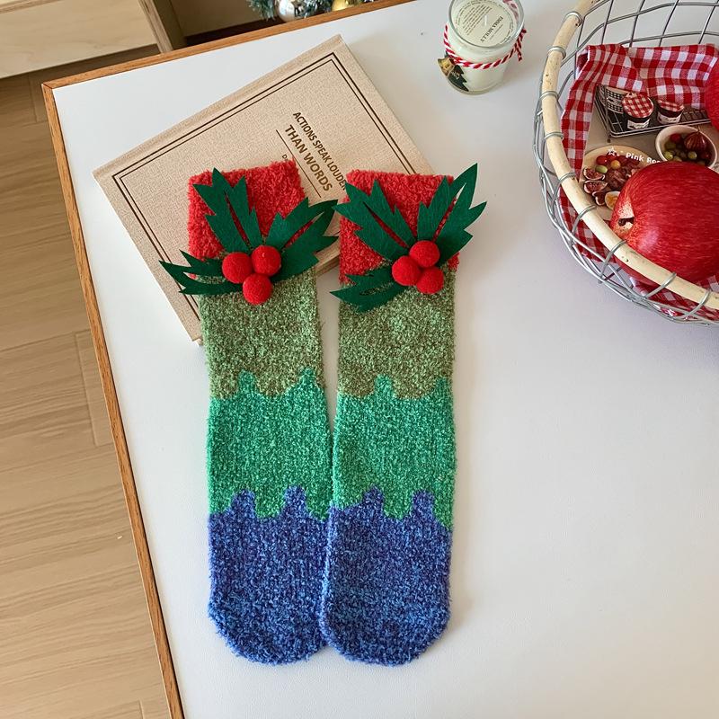 10Pair Coral Fleece Socks Female Christmas Three-Dimensional Cartoon Cute Warm Tube Socks Floor Sleeping Socks Gift One size fits all
10Pair Coral Fleece Socks Female Christmas Three-Dimensional Cartoon Cute Warm Tube Socks Floor Sleeping Socks Gift One size fits all