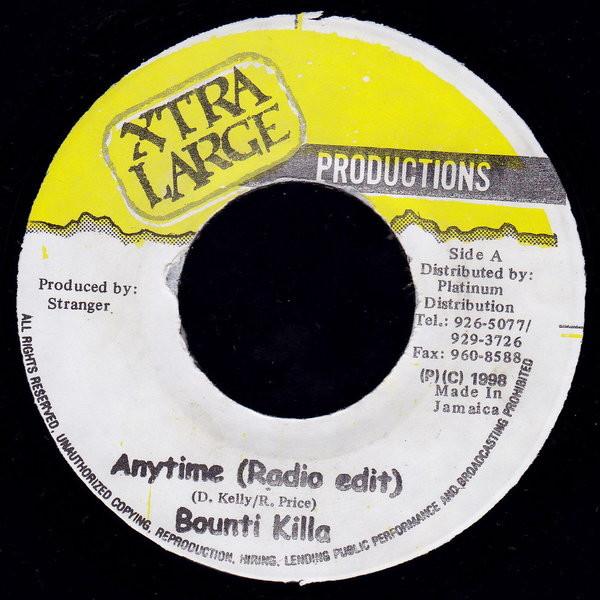 7inch Record BOUNTY KILLER - Anytime none Xtra Large Prod 1998 Jamaica Reggae, Ska & Dub Used
7inch Record BOUNTY KILLER - Anytime none Xtra Large Prod 1998 Jamaica Reggae, Ska & Dub Used