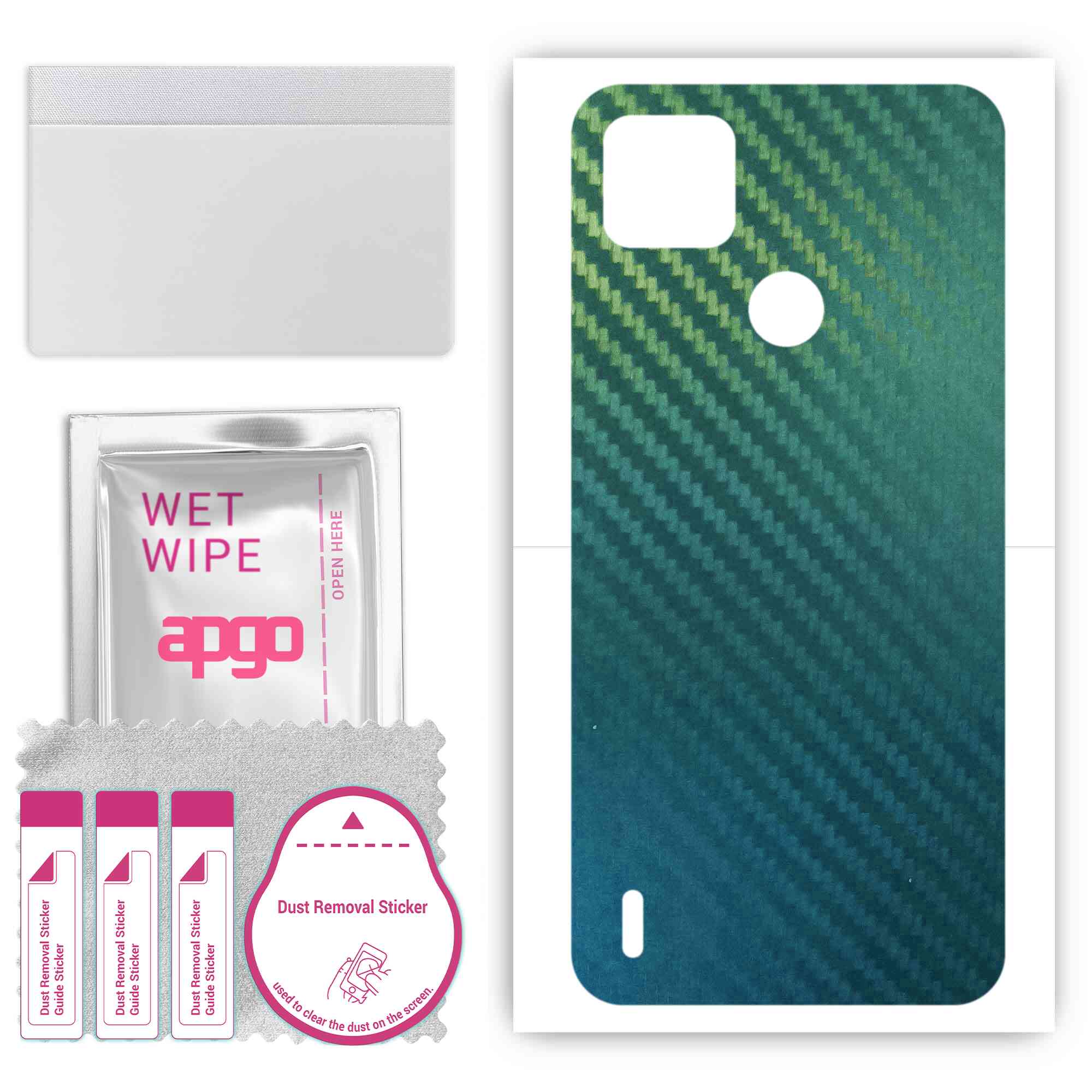 Apgo Protective Skin Sticker for the back compatible with Tecno Pop 4 LTE, Wrap Film, Foil, Vinyl - Pattern Carbon Chameleon CAKA1
Apgo Protective Skin Sticker for the back compatible with Tecno Pop 4 LTE, Wrap Film, Foil, Vinyl - Pattern Carbon Chameleon CAKA1