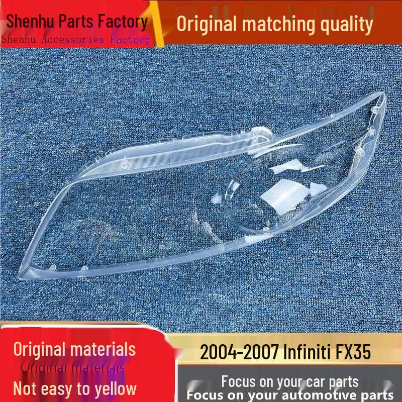 Крышка фары Infiniti FX35/FX45 2004-2007 - Прозрачный корпус абажура Standard Driver without Sealant
Крышка фары Infiniti FX35/FX45 2004-2007 - Прозрачный корпус абажура Standard Driver without Sealant