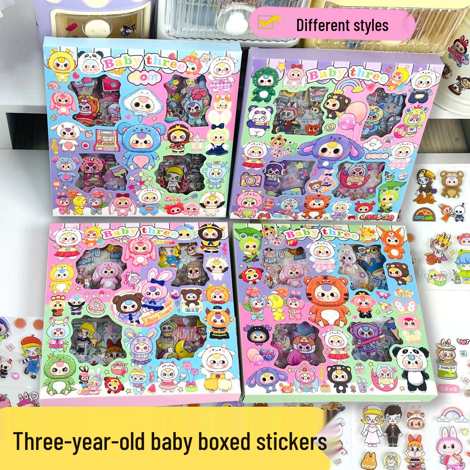 Cross-Border Cartoon Stickers for Kids (3 Years+), Waterproof PET, 4 Cute & Creative Styles
Cross-Border Cartoon Stickers for Kids (3 Years+), Waterproof PET, 4 Cute & Creative Styles