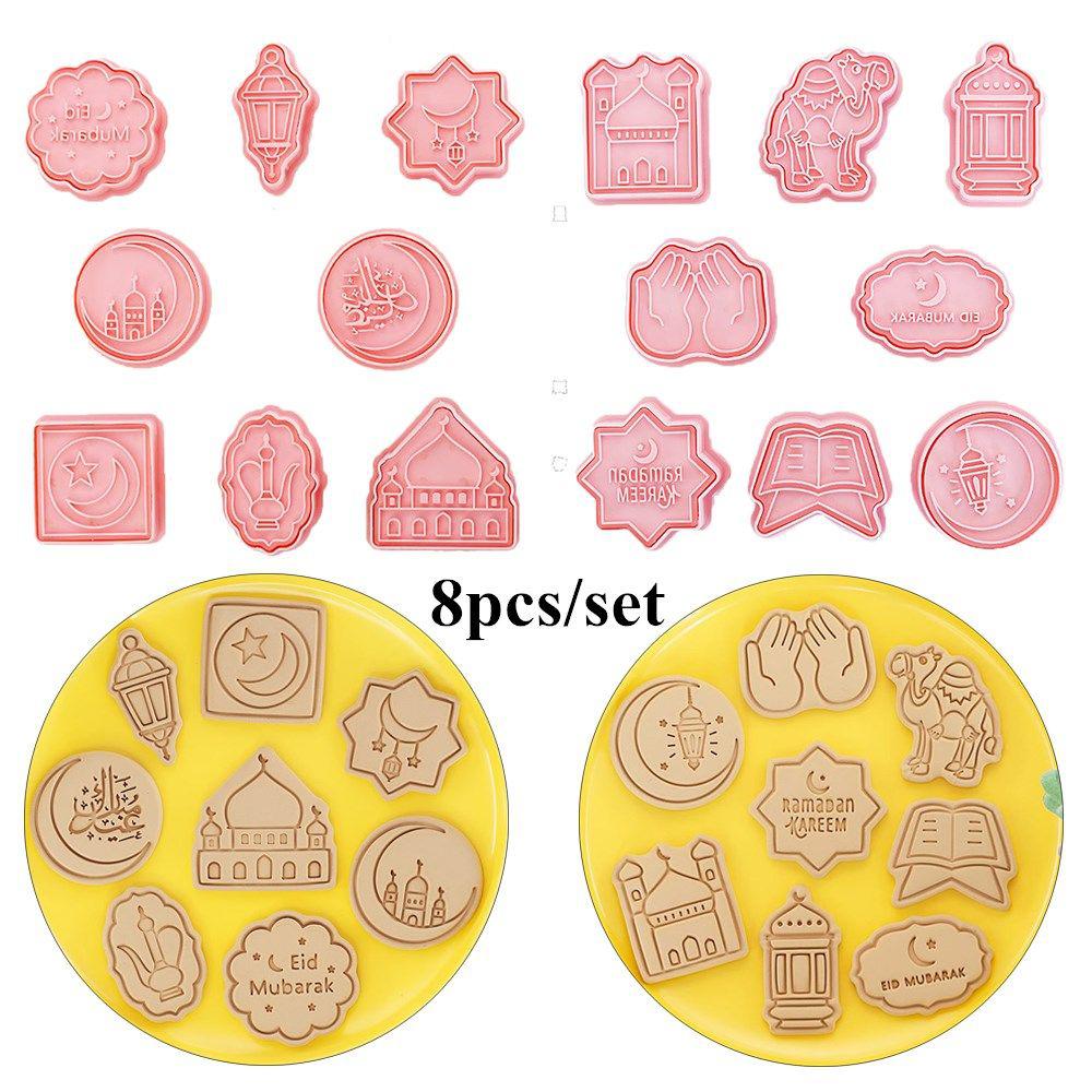 Tool Baking Accessories Ramadan Cookie Cutter Eid Mubarak Biscuit Embossed Cutter Cookies Mould
Tool Baking Accessories Ramadan Cookie Cutter Eid Mubarak Biscuit Embossed Cutter Cookies Mould