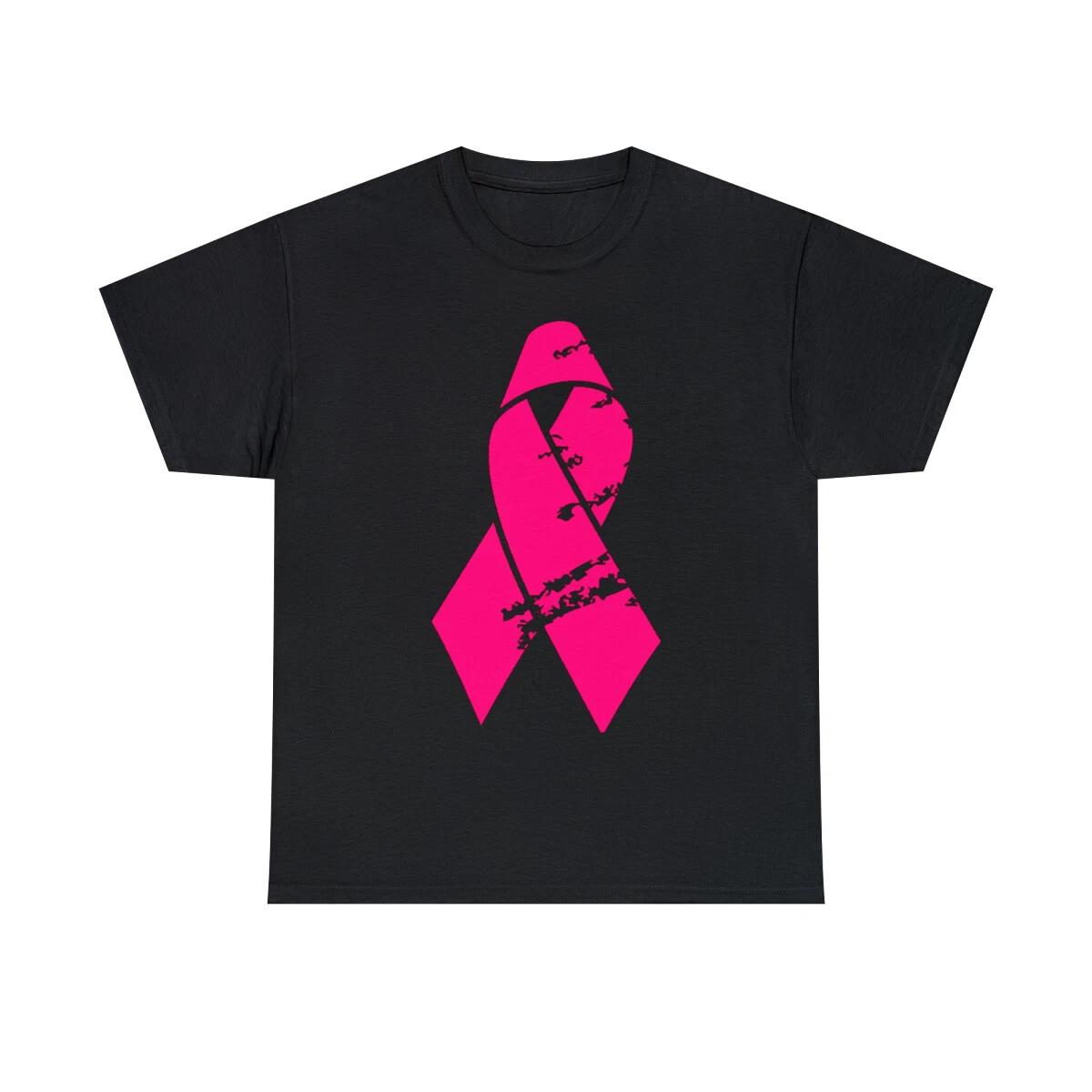 Distressed Pink Ribbon Graphic Tee Shirt, S-5XL S
Distressed Pink Ribbon Graphic Tee Shirt, S-5XL S