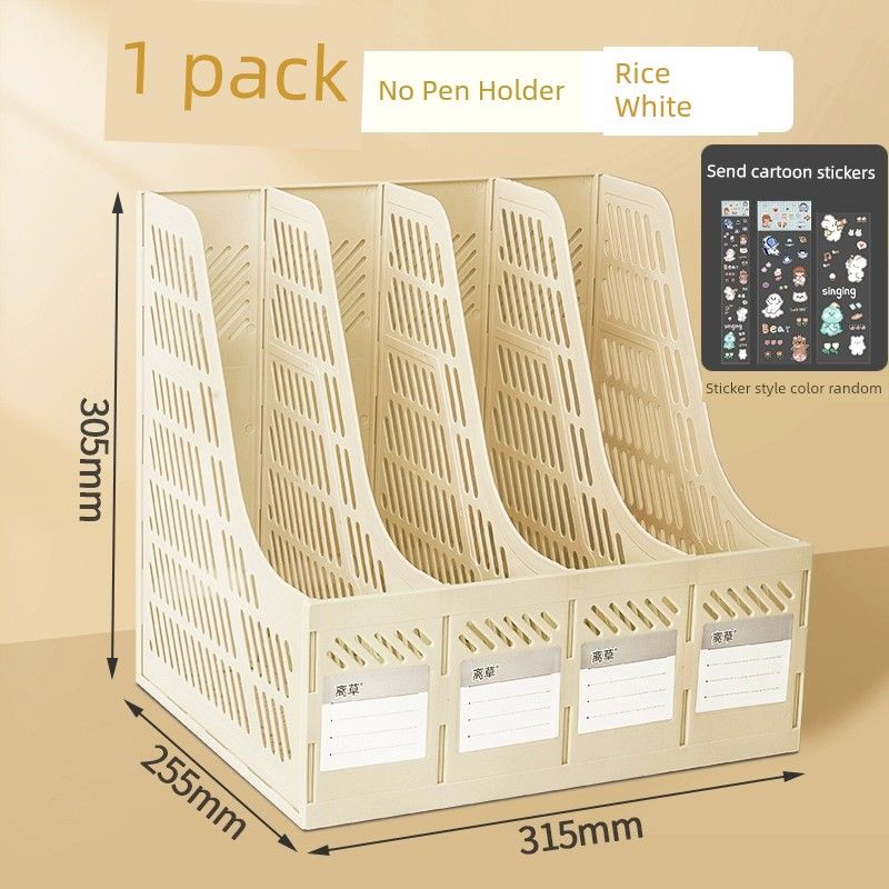 Box Book Stand File Rack Office Desk Folder File Vertical Rack Office Supplies Document Storage Rack Classification and Organization File Holder 76 Off-White/Without Pen Holder/Free Stickers
Box Book Stand File Rack Office Desk Folder File Vertical Rack Office Supplies Document Storage Rack Classification and Organization File Holder 76 Off-White/Without Pen Holder/Free Stickers