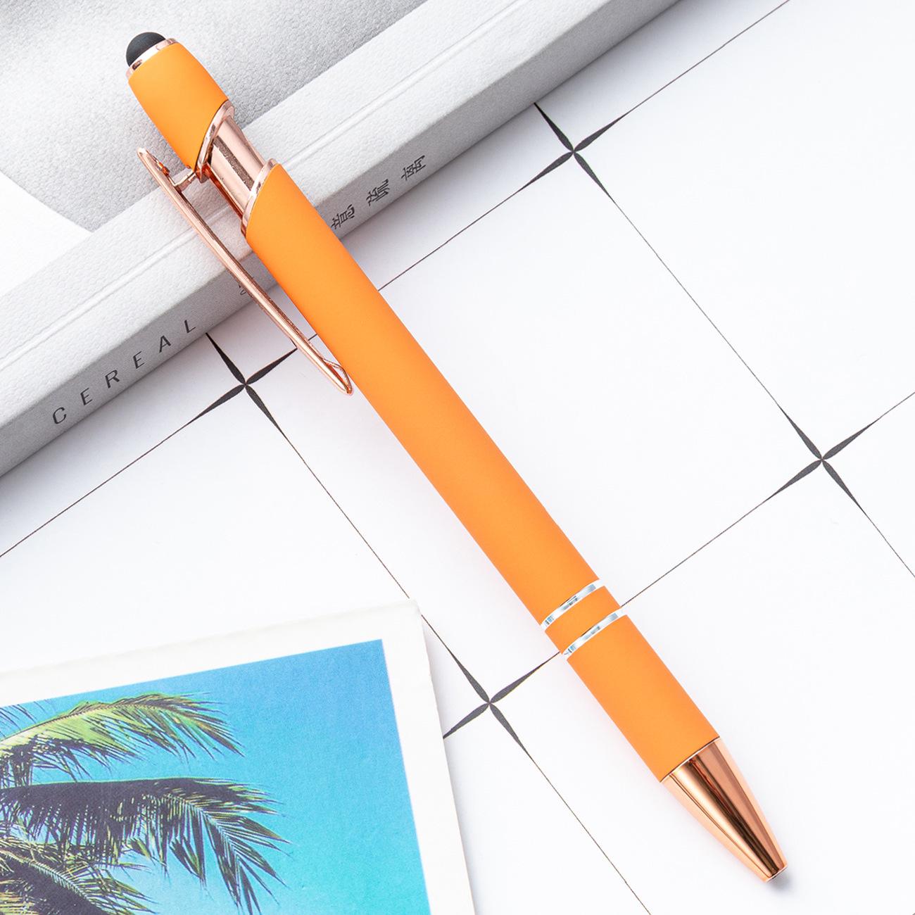 Rose Gold Aluminum Barrel BIC Ballpoint Pen with Glue Applicator and Capacitive Features. Bullet 1.0
Rose Gold Aluminum Barrel BIC Ballpoint Pen with Glue Applicator and Capacitive Features. Bullet 1.0