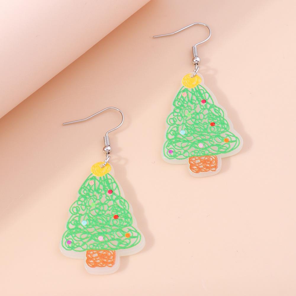 New Fashion Christmas Tree Dangle Earrings: European and American Design Holiday Jewelry
New Fashion Christmas Tree Dangle Earrings: European and American Design Holiday Jewelry