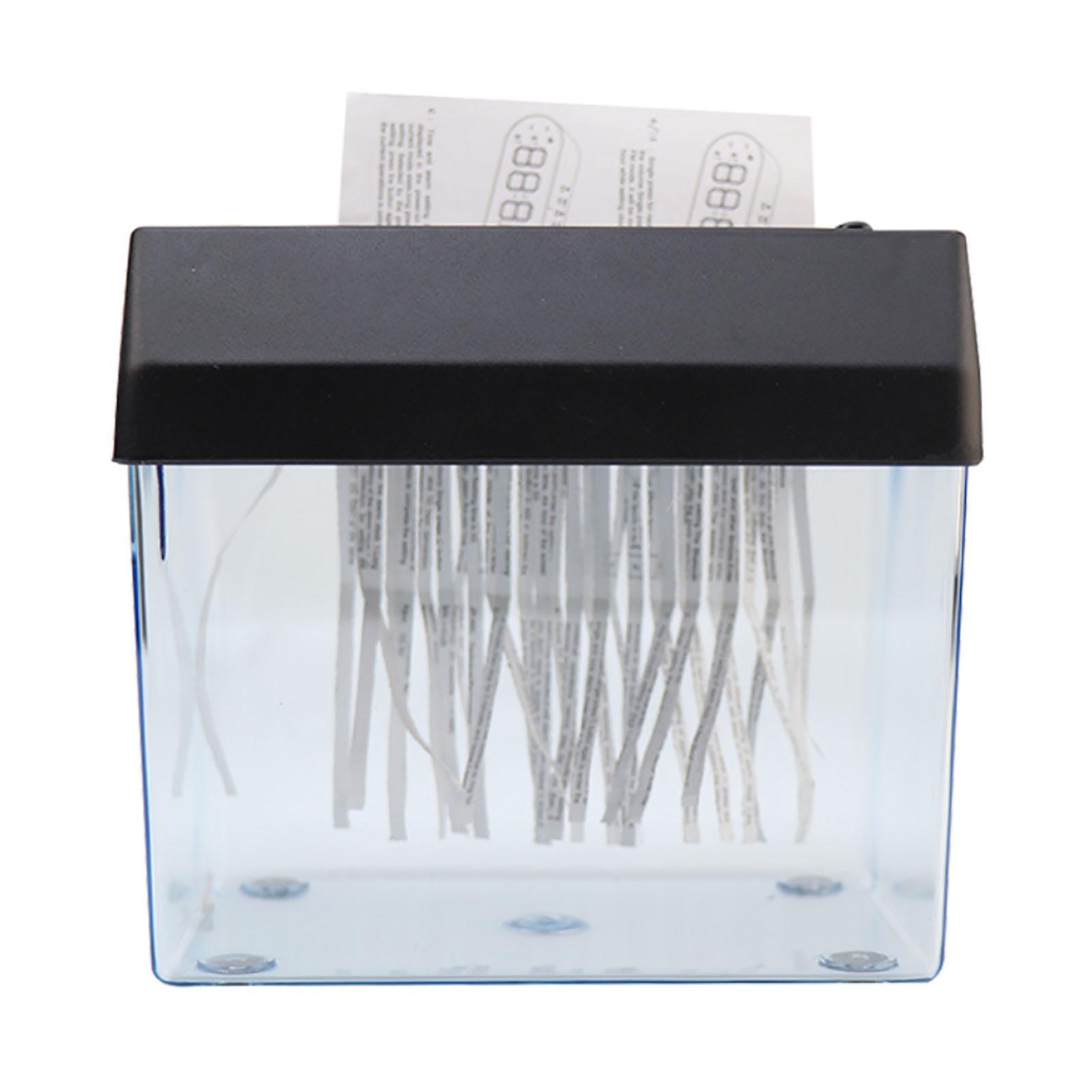 USB Paper Shredder Automatic Feeding Mini Electric A6 Paper Shredder Cutter for Office School
USB Paper Shredder Automatic Feeding Mini Electric A6 Paper Shredder Cutter for Office School