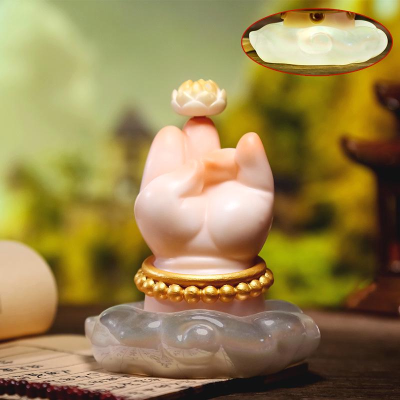 Zen-Inspired Buddha s Hand Small Lamp - Ancient Style Desktop Ornament for Office, Living Room, or Bedroom Decorations. As shown
Zen-Inspired Buddha s Hand Small Lamp - Ancient Style Desktop Ornament for Office, Living Room, or Bedroom Decorations. As shown