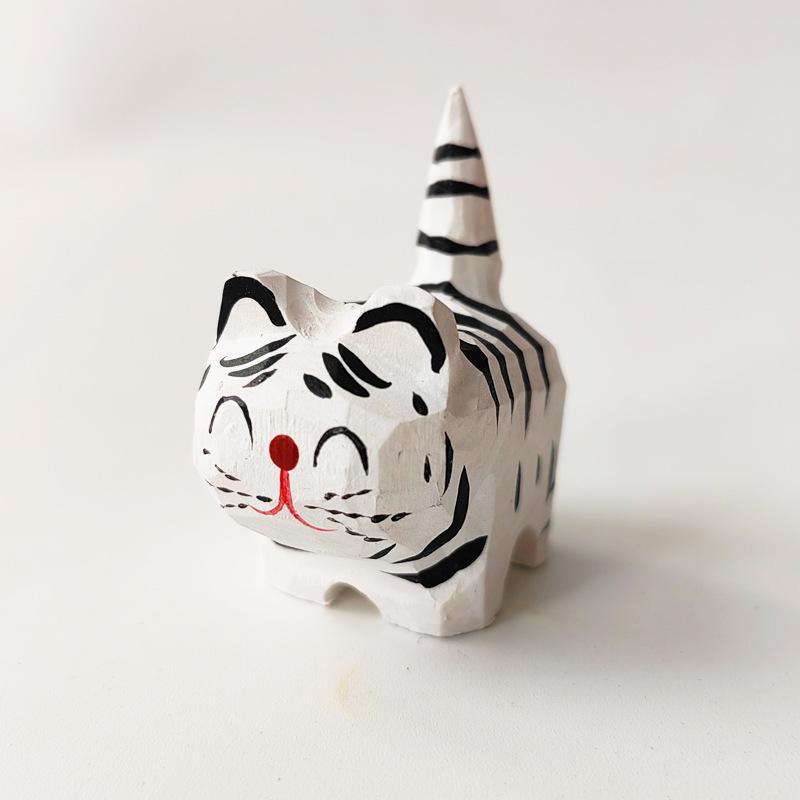 Tiger Handmade Solid Wood Carving - Living Room & Office Desktop Ornament, Home Decor, Wooden Handicraft Gift
Tiger Handmade Solid Wood Carving - Living Room & Office Desktop Ornament, Home Decor, Wooden Handicraft Gift