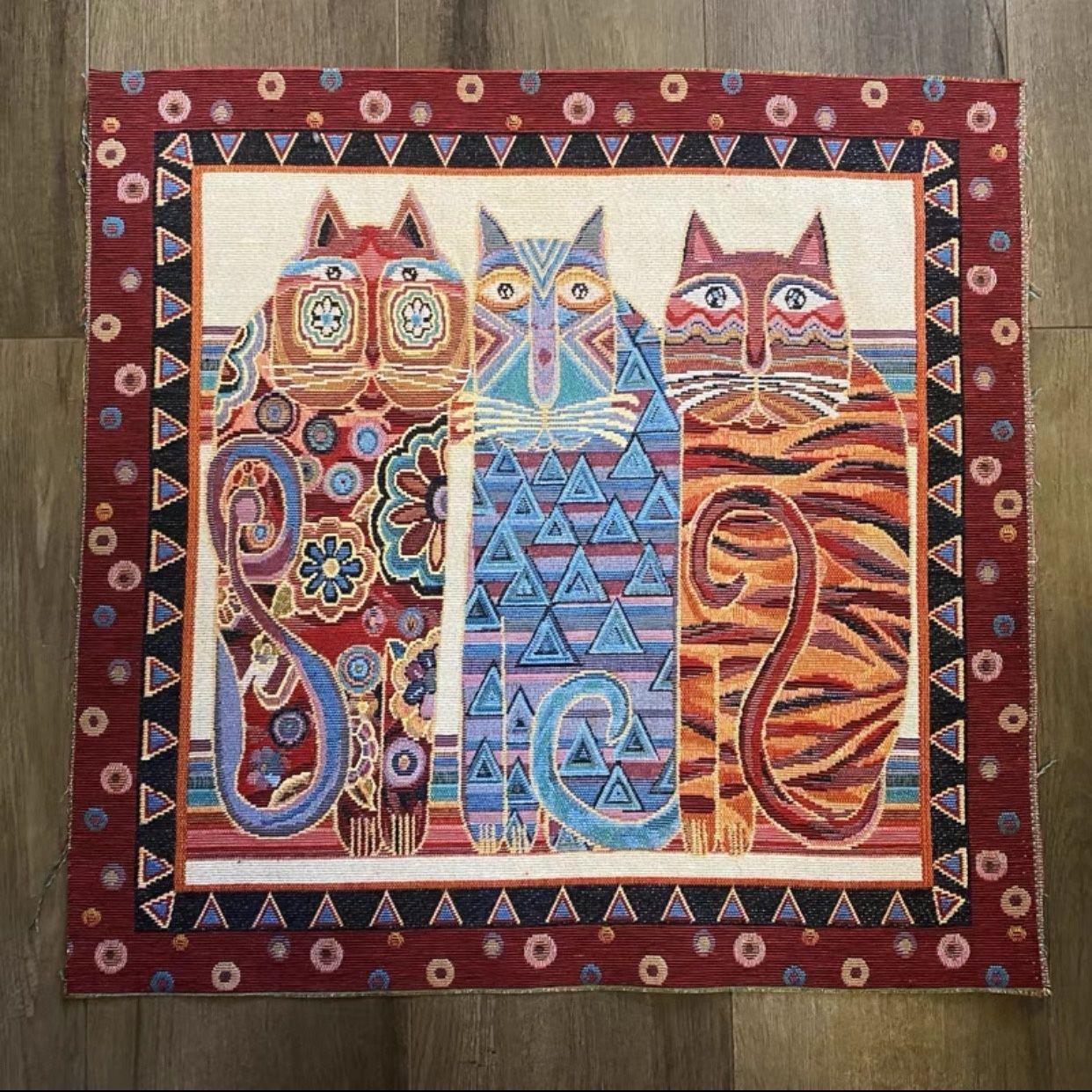 Подушка из хлопка и льна в этническом стиле с изображением кошки, жаккардовая подушка, плотная ткань, ретро-фон для дома 1pc
Подушка из хлопка и льна в этническом стиле с изображением кошки, жаккардовая подушка, плотная ткань, ретро-фон для дома 1pc