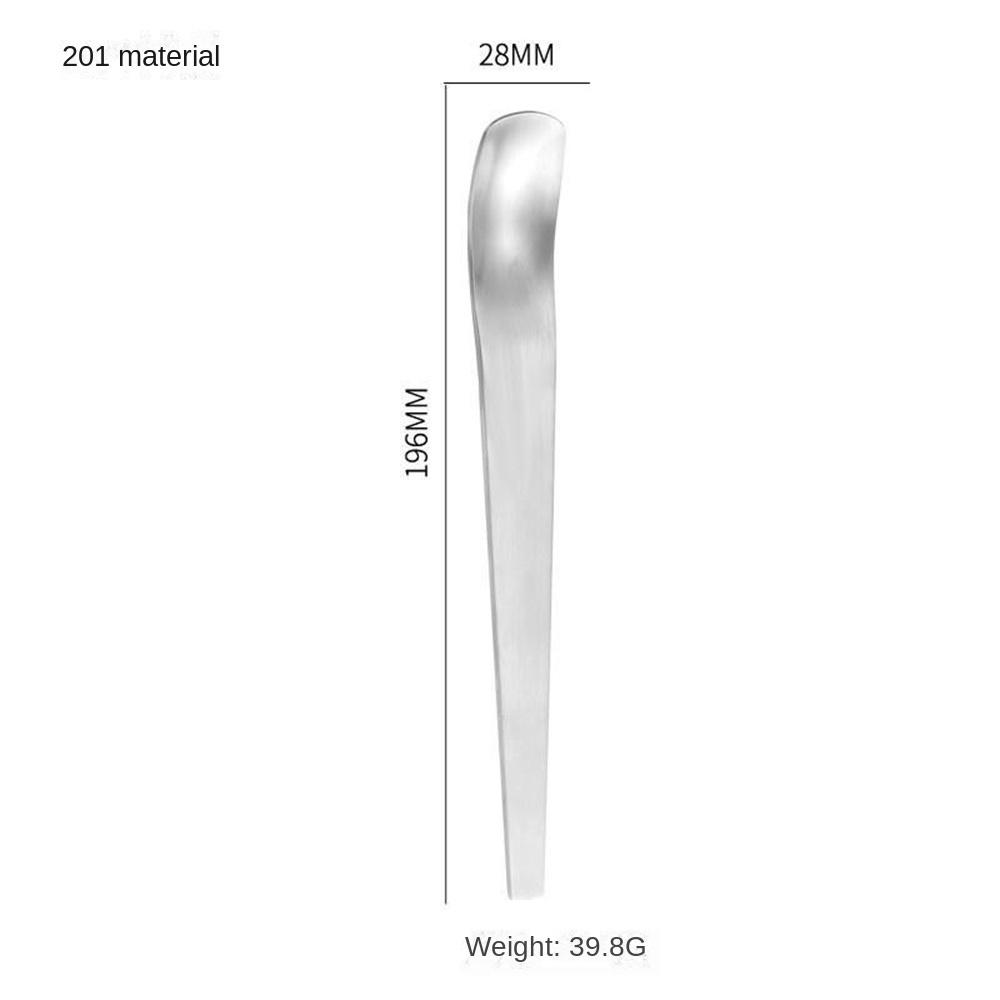 Креативная длинная ручка, плоская головка, гладкие края, креативный стиль мороженого, высококачественные материалы, микро-ложка для размешивания