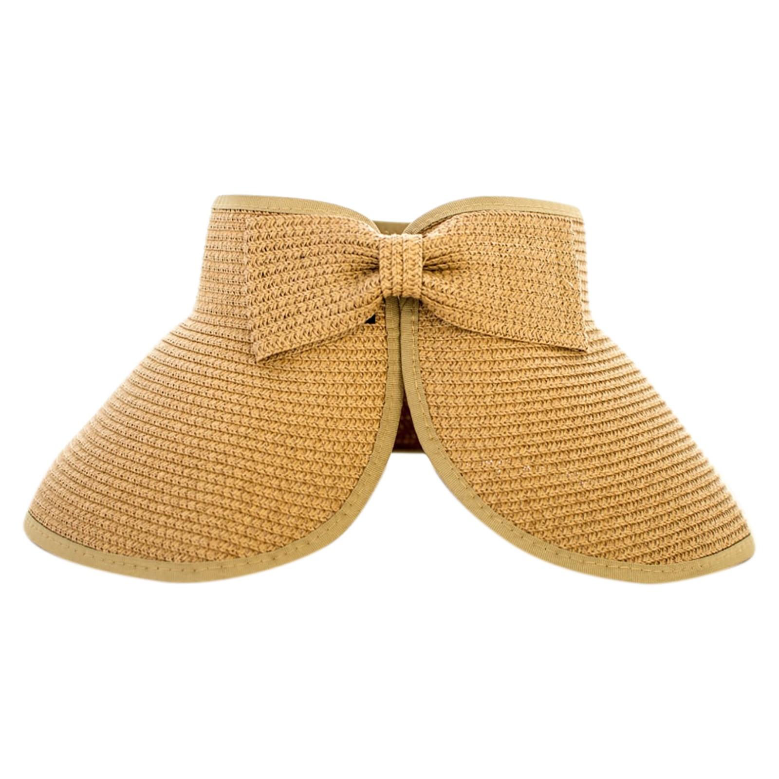 Складная широкополая шляпа от солнца с бантом Складная шляпа от солнца Шляпа от солнца Большая пляжная шляпа I