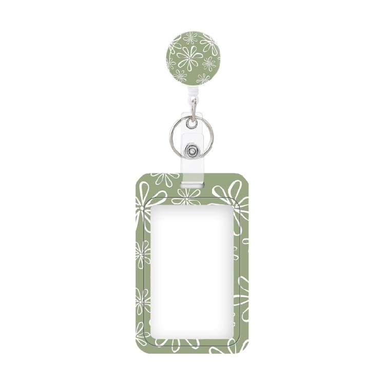Retractable ABS Badge Holder Water Resistant Floral Print Clear Card Sleeve Sliding Open Card Protector Case for Student зелений
Retractable ABS Badge Holder Water Resistant Floral Print Clear Card Sleeve Sliding Open Card Protector Case for Student зелений