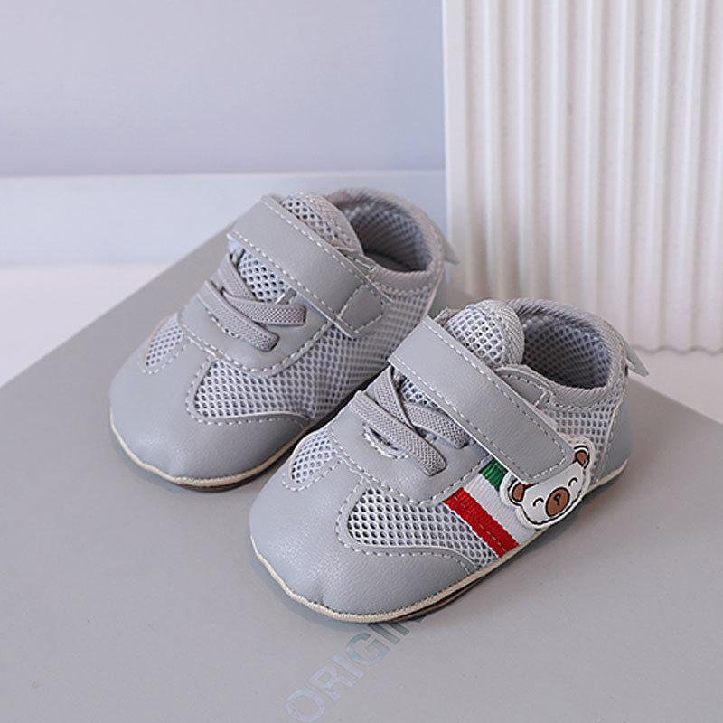 Baby Shoes Summer Soft Sole Boy Baby June-August 1 One and A Half Year Old Female Mesh Baby Sandals Beginner Size 3 inner length 13cm сірий колір
Baby Shoes Summer Soft Sole Boy Baby June-August 1 One and A Half Year Old Female Mesh Baby Sandals Beginner Size 3 inner length 13cm сірий колір
