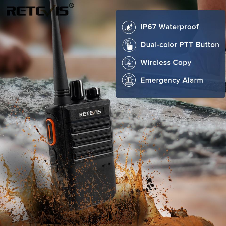 Rb646 Walkie Talkie IP67 Водонепроницаемый Pmr446 или FRS без лицензии двустороннее радио 16-канальное радио дальнего действия Ht для строительства
Rb646 Walkie Talkie IP67 Водонепроницаемый Pmr446 или FRS без лицензии двустороннее радио 16-канальное радио дальнего действия Ht для строительства