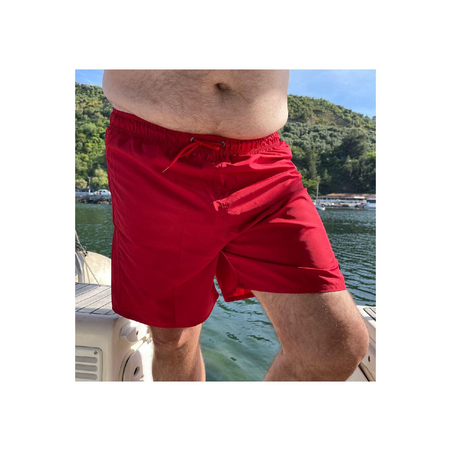 Men s Large Size Red Quick Drying Fabric Standard Size Swimsuit Swim Shorts With One Back Pocket 3XL червоний
Men s Large Size Red Quick Drying Fabric Standard Size Swimsuit Swim Shorts With One Back Pocket 3XL червоний
