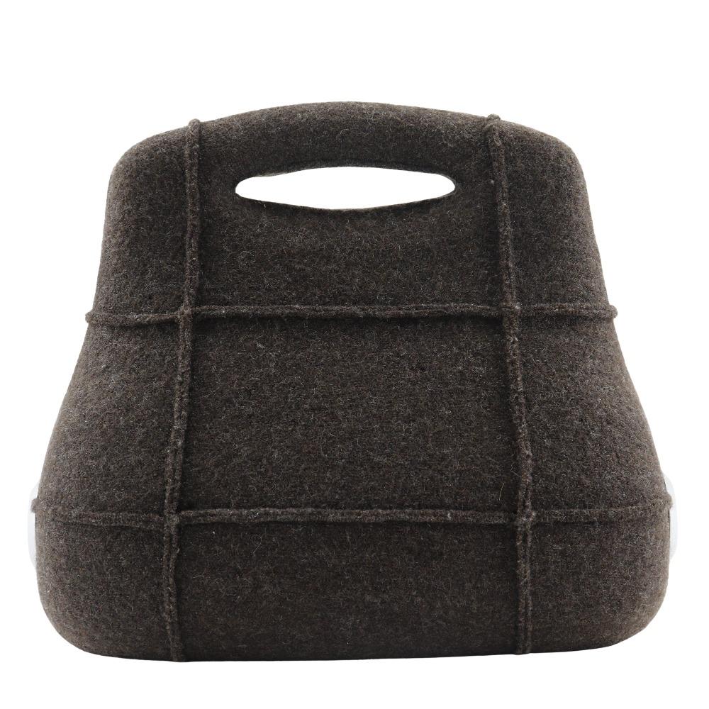 CHANEL Hip bag Handbag Brown wool Women Used
CHANEL Hip bag Handbag Brown wool Women Used