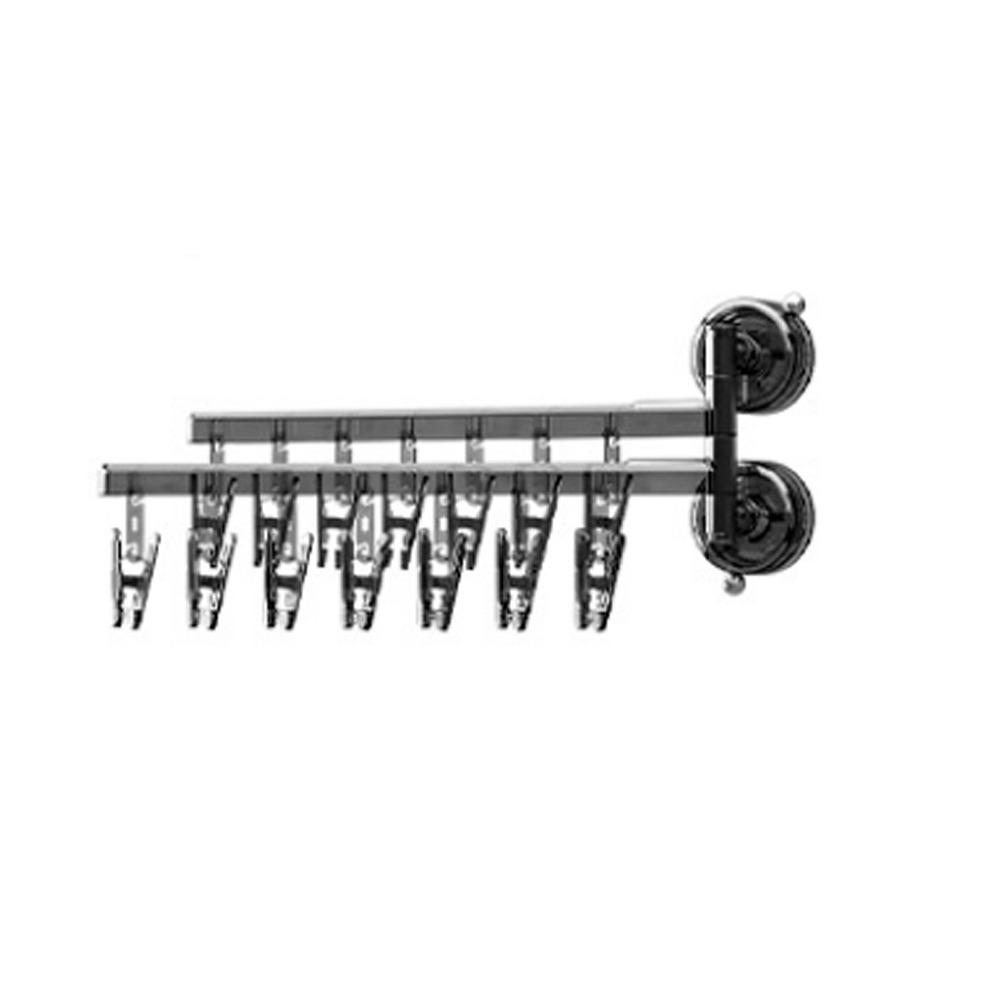 Вращение на 180°, присоска, складная клипса для носков, нескользящий держатель для сушки одежды, балкон Grey-2 Bars
Вращение на 180°, присоска, складная клипса для носков, нескользящий держатель для сушки одежды, балкон Grey-2 Bars