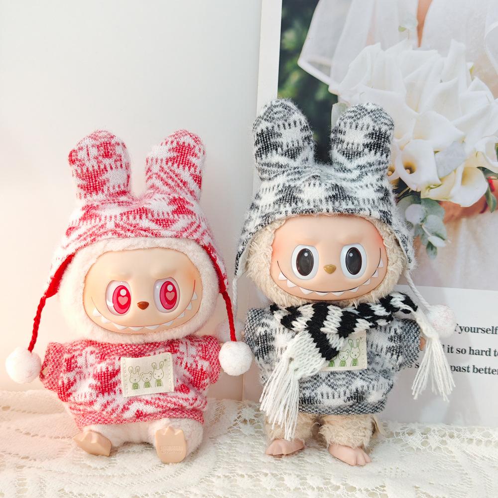 Dress Up Sitting Labubu Time Clothes Scarf 17cm Plush Dolls Clothes Cotton Doll Accessories style 2
Dress Up Sitting Labubu Time Clothes Scarf 17cm Plush Dolls Clothes Cotton Doll Accessories style 2
