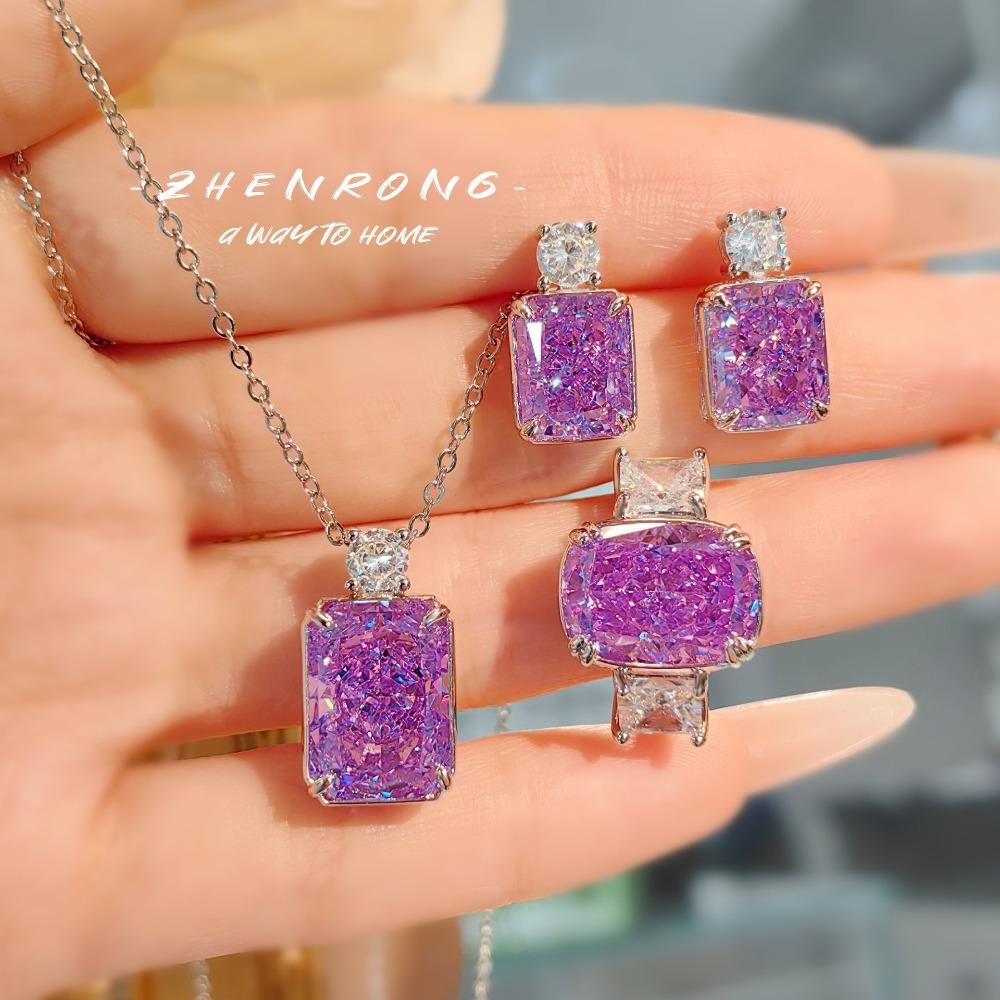 Exquisite Women Jewelry Set Chinese Red Pendant Perfume Bottle Earrings Diamond Ice Cut Ring Necklace
Exquisite Women Jewelry Set Chinese Red Pendant Perfume Bottle Earrings Diamond Ice Cut Ring Necklace