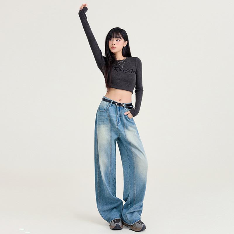Women s 2026 Spring American Retro Scythe-Leg High Waist Loose Wide-Leg Floor-Length Jeans Medium
Women s 2026 Spring American Retro Scythe-Leg High Waist Loose Wide-Leg Floor-Length Jeans Medium