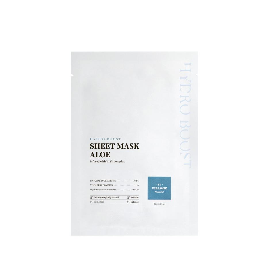 VILLAGE 11 FACTORY HYDRO BOOST SHEET MASK HYALURONIC ACID Увлажняющая тканевая маска для лица с экстрактом ромашки и гиалуроновой кислотой
VILLAGE 11 FACTORY HYDRO BOOST SHEET MASK HYALURONIC ACID Увлажняющая тканевая маска для лица с экстрактом ромашки и гиалуроновой кислотой