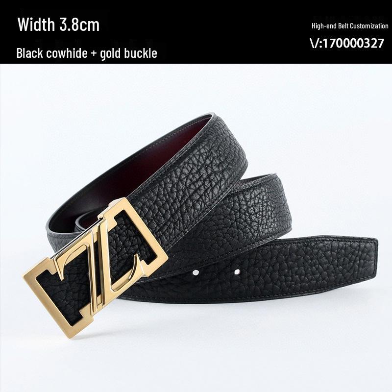 Luxury Vegetable-Tanned Leather Men s Belt with Stainless Steel Letter Buckle - Durable & Fashionable for Trousers 120cm
Luxury Vegetable-Tanned Leather Men s Belt with Stainless Steel Letter Buckle - Durable & Fashionable for Trousers 120cm