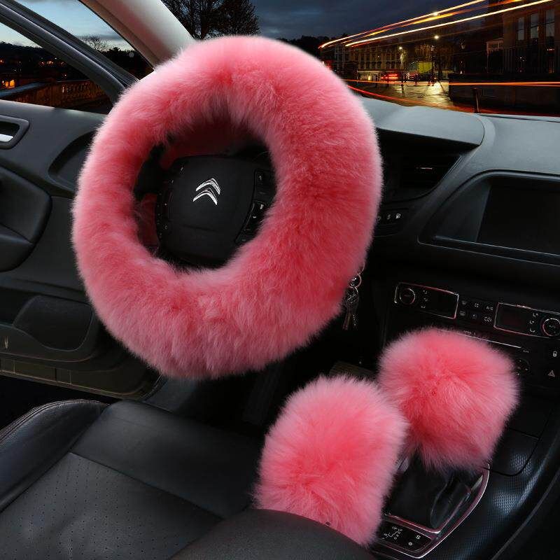 Manufacturer s Model Car 365 Gear Shift Handle Wool Cover Leather Car Steering Wheel Cover Universal Leather Type Grass Grass Three 38 cm Pink Long Hair Three-Piece Set
Manufacturer s Model Car 365 Gear Shift Handle Wool Cover Leather Car Steering Wheel Cover Universal Leather Type Grass Grass Three 38 cm Pink Long Hair Three-Piece Set