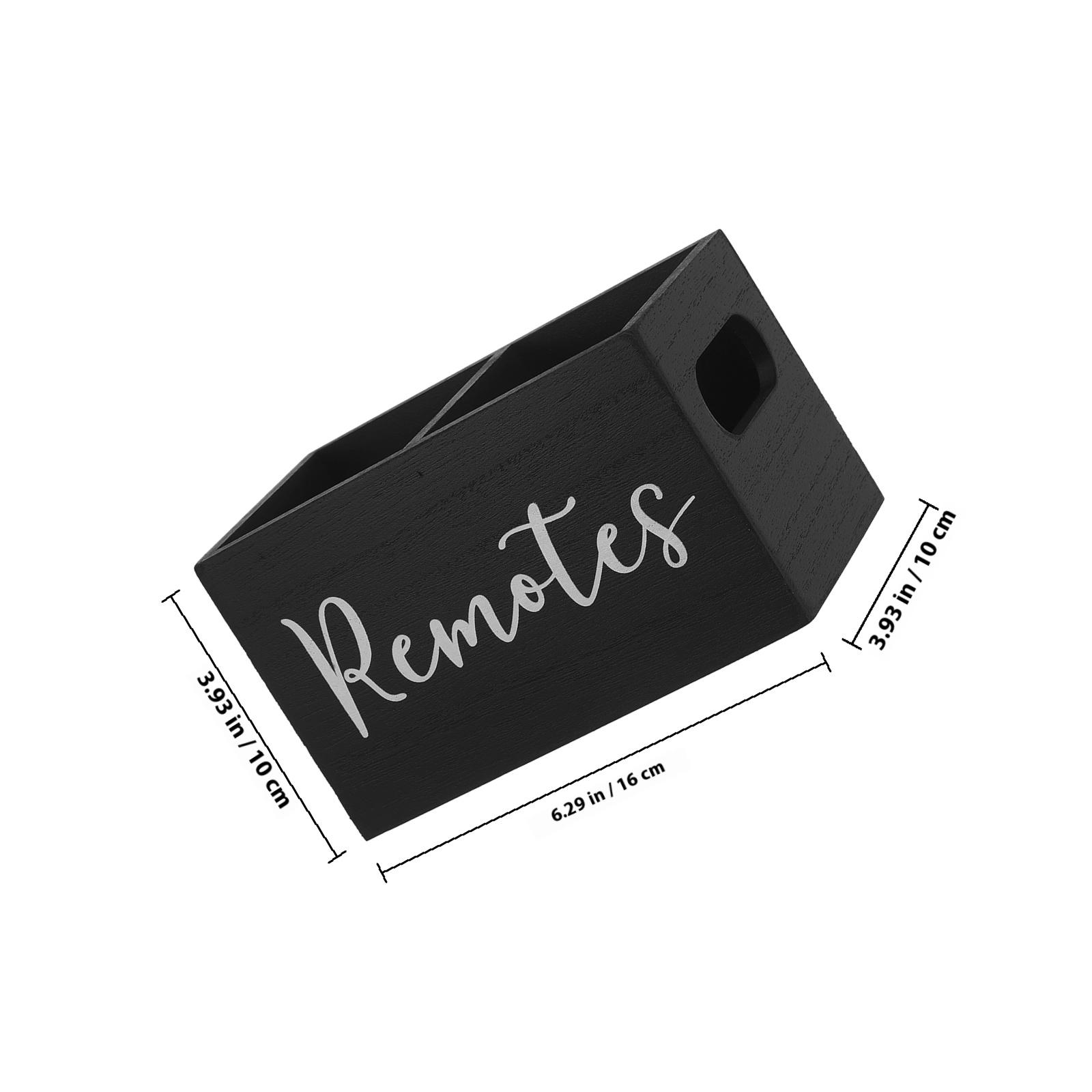 Wooden Remote Control Holder Multi Compartments Desk Organizer Rustic Tabletop Storage Box Living Room Organizer чорний
Wooden Remote Control Holder Multi Compartments Desk Organizer Rustic Tabletop Storage Box Living Room Organizer чорний