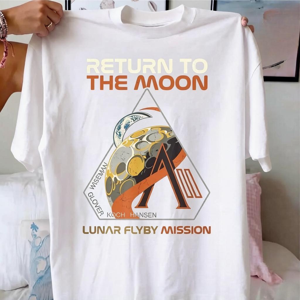 Unisex s Funny Vintage Artemis II Return To The Moon Mission Graphic T Shirt Cotton Tee Women Streetwear Oversize Summer Novelty 4XL
Unisex s Funny Vintage Artemis II Return To The Moon Mission Graphic T Shirt Cotton Tee Women Streetwear Oversize Summer Novelty 4XL