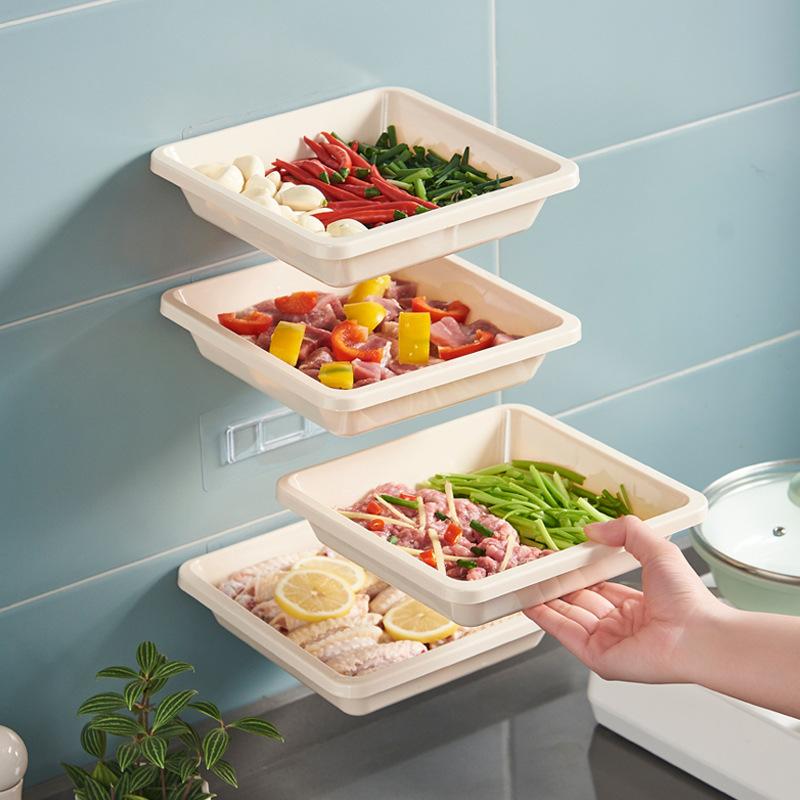 Kitchen Preparation Plate Organizer Cooking Dishe Tray Punch-Free Multi-Functional Wall Mount Rack Kitchen Organizer and Storage
Kitchen Preparation Plate Organizer Cooking Dishe Tray Punch-Free Multi-Functional Wall Mount Rack Kitchen Organizer and Storage